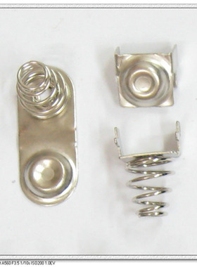 商家热销无线麦克风配件电池片DC-45话筒电池弹簧冲压片