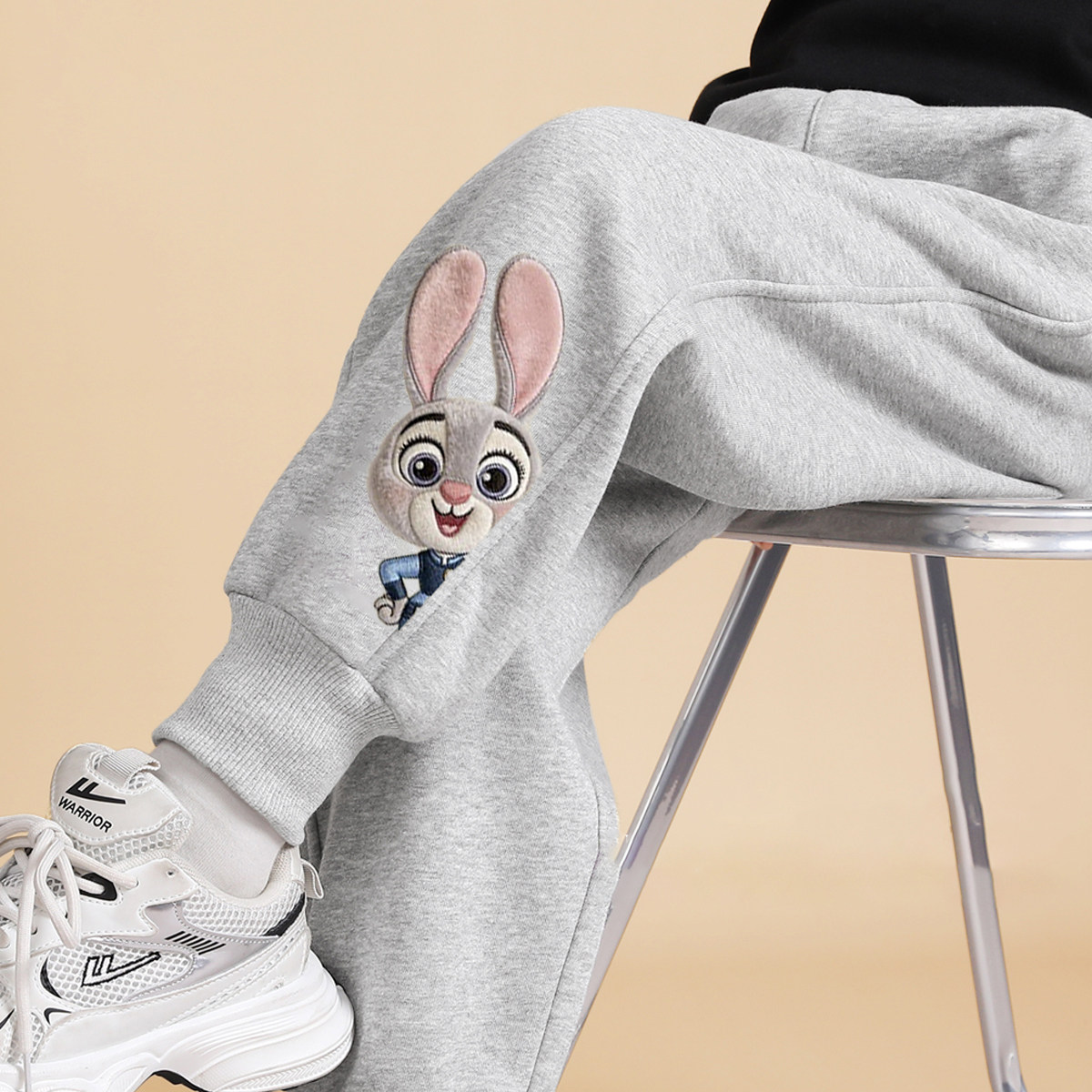 女童男童纯棉校服裤长裤动物城朱迪运动裤26春秋儿童装小女孩裤子