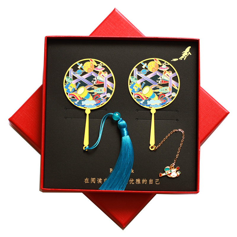 科技馆金属书签学生用礼品