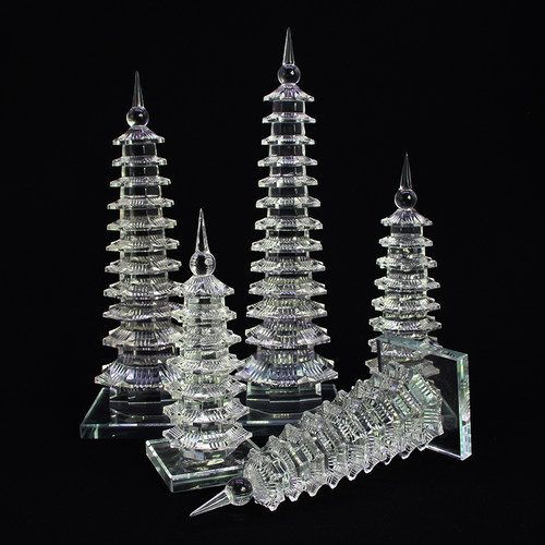 文昌塔摆放国风人造创意家居玄关