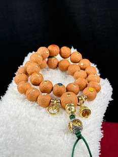 金木水火土铜标 凤眼菩提12mm手串镶嵌2.5铜钉手串手持支持代工