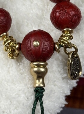 黄铜文玩万向轴套装凤眼星月猴头菩提万能三通配件背云弟子珠纯铜