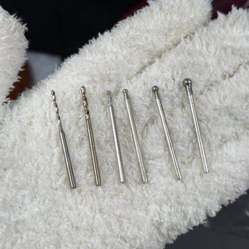 文玩镶嵌黄铜钉专用钻头2.35柄凤眼配件凤眼菩提星月手串木珠工具