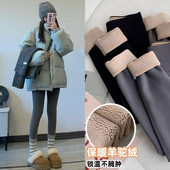 女外穿保暖裤 健身紧身大弹力裤 加厚鲨鱼裤 瑜伽裤 子 冬季 加绒打底裤