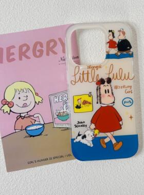 【IMD双层】油画风露露适用苹果17手机壳iPhone15promax新款16Pro全包12个性14防摔Por可爱11保护套ins风13