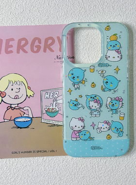 【IMD双层】闪粉星星酷儿KT适用苹果16手机壳iPhone15promax个性16Pro全包14防摔Por保护套13小众ins风新款