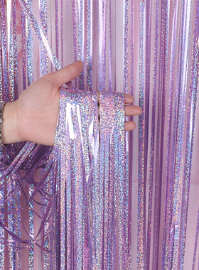 Party decoration door curtains wedding stage tassel curtains