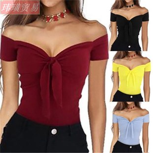 Off Tops 2020Summer Sexy Shirt Blouse Women Shoulder