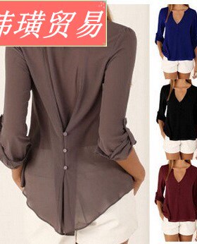 sexy shirts women summer tops 2017 chiffon shirts clothes