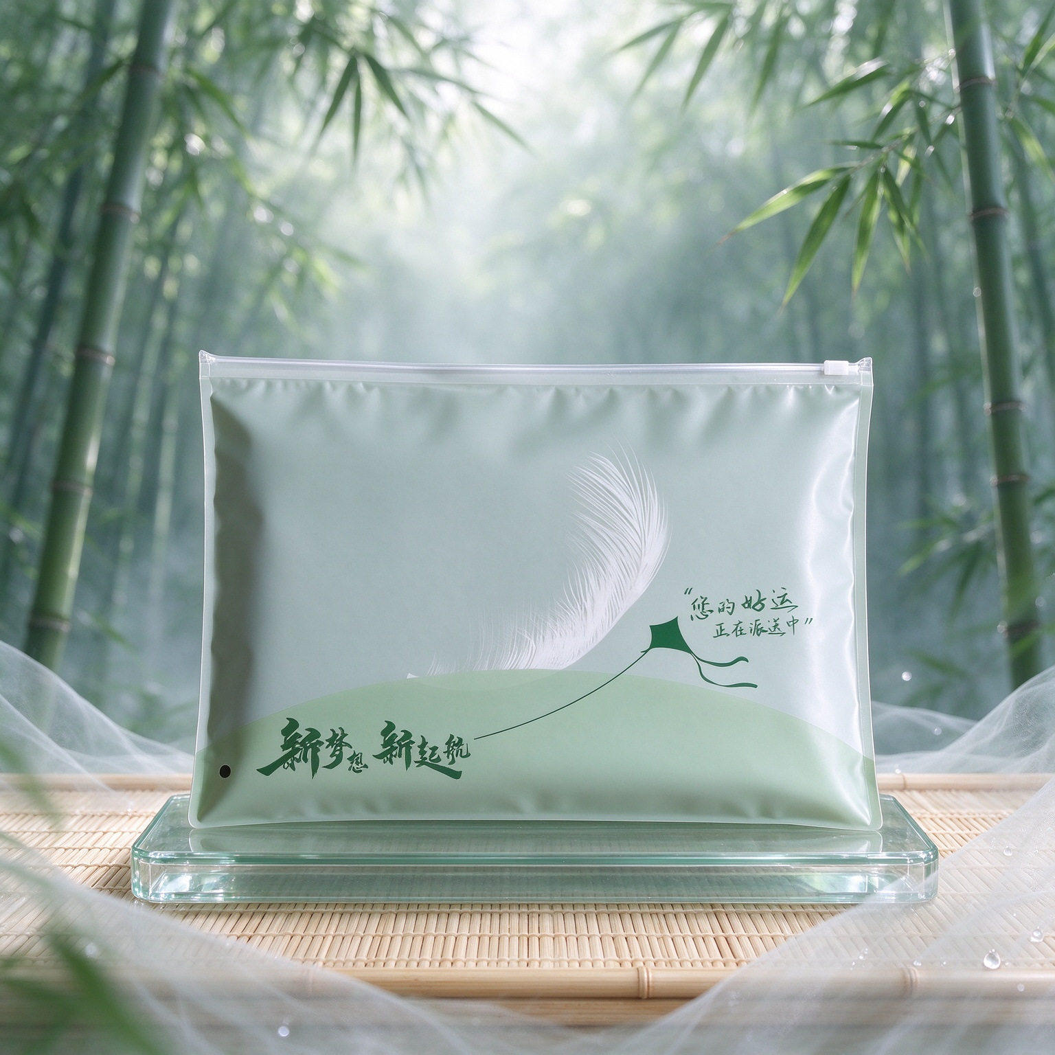 服饰拉链袋 连裤袜打底裤包装袋 文胸保暖内衣电商服装打包收纳袋