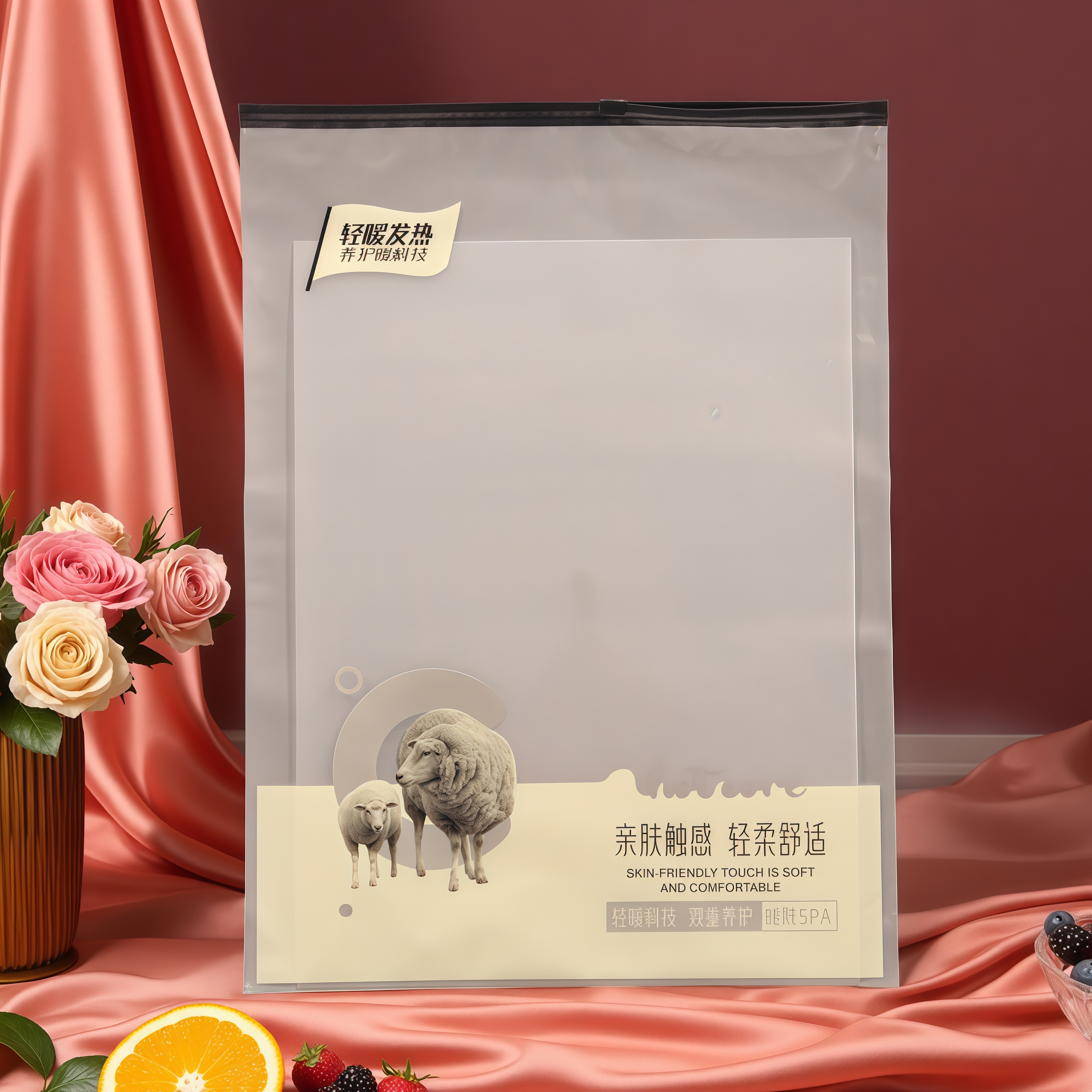 男士包装袋超薄加绒保暖内衣加绒打底裤透明袋发热内衣秋衣秋裤袋