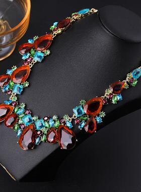 高级感夸张欧美轻奢小众复古饰品