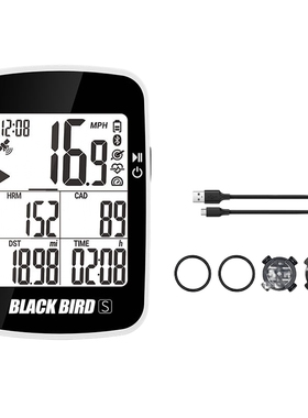二代黑鸟BB16S自行车GPS无线智能码表山地公路迈速表里程表英文版