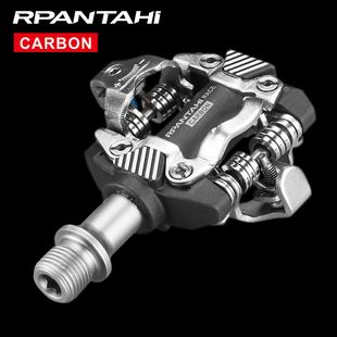 RK山地锁踏超轻自锁DU轴承脚踏脚蹬山地车锁踏 m8100碳纤