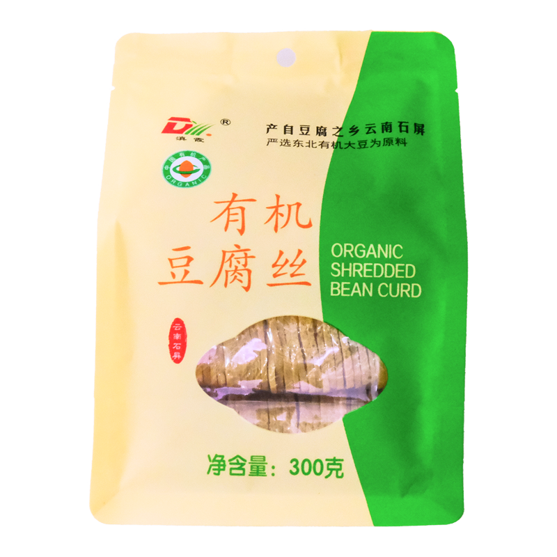 云南石屏有机豆腐丝干货正宗云丝豆皮干货凉拌菜炒菜火锅食材3袋