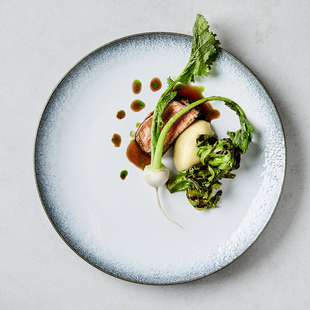 奥尔比亚 高档大品牌家用简约特色要变平盘碗杯子