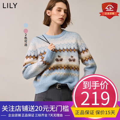 秋装通勤女装腈纶Lily/丽丽套头