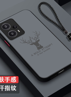 适用红米 Note12turbo手机壳23049RAD8C男款RdemiNote12turbo磨砂半透明保护套全包防摔高级感奢华