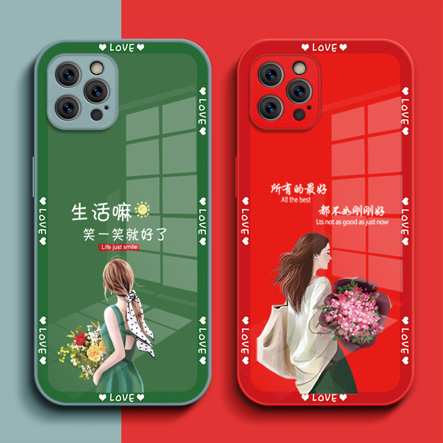 适用iphone 15pro手机壳A3104钢化玻璃壳A3l04新款萍果15por保护套Iphnoe15pr0全包iph0ne15pro女款奢华