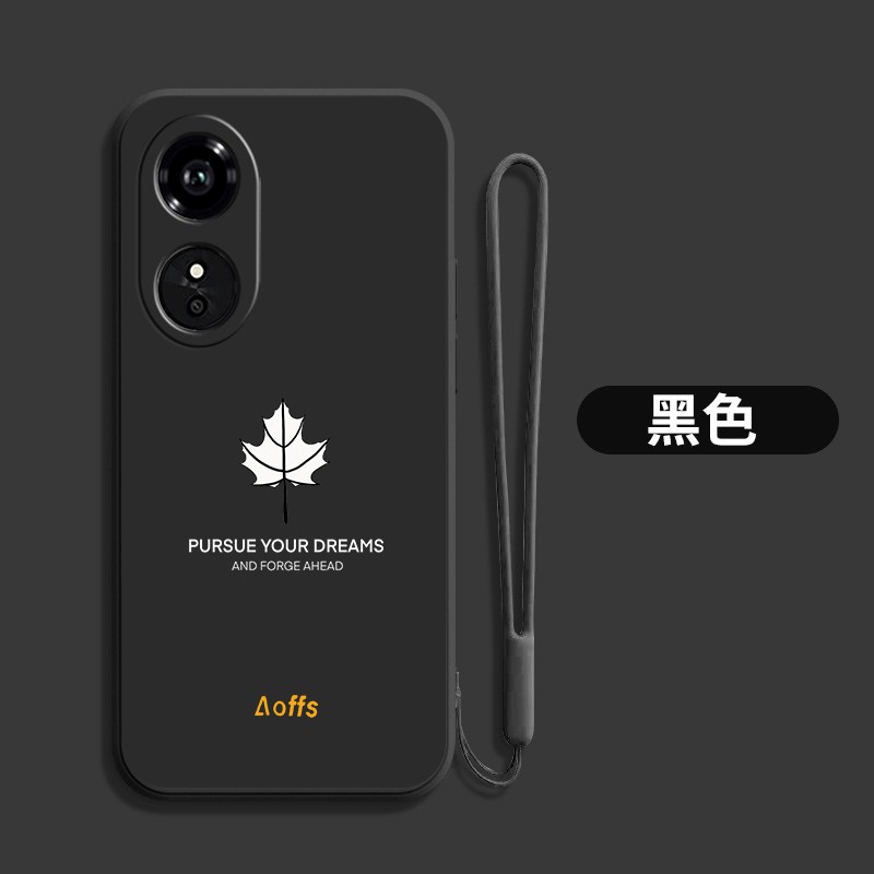 适用荣耀畅玩60m手机壳NIC-AN00简约畅玩60m软壳荣誉畅玩60m新款NIC-AN0o保护套枫叶防摔硅胶外套软套