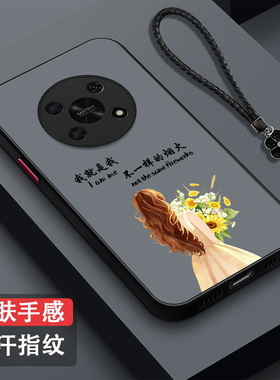 适用华为畅享60x手机壳STG-AL00磨砂hw畅想6ox新款唱响60×半透明保护套全包防摔高级感奢华潮女纯色