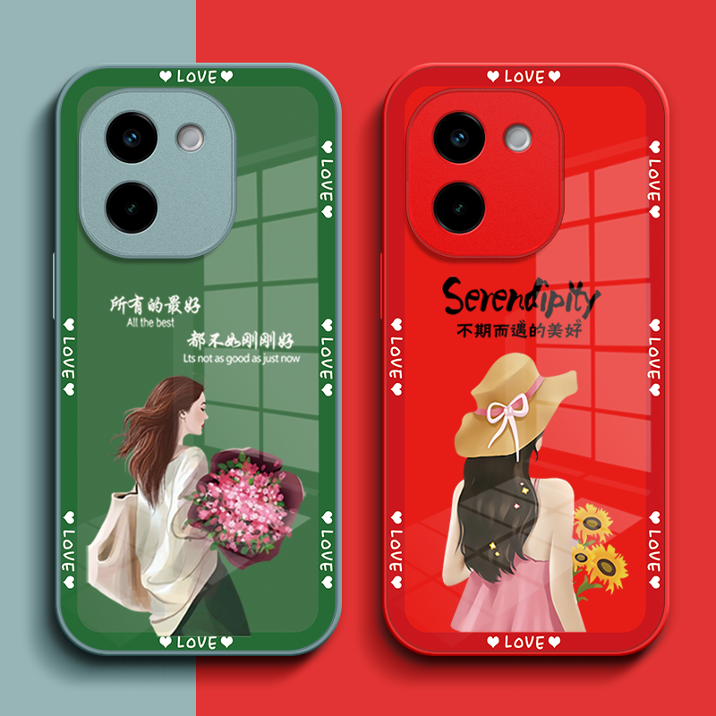 适用vivo Y200手机壳V2343A玻璃壳vivioY2o0保护套Viv0y200全包voy200女款Vlvo y20o奢华voviY200高级感个性