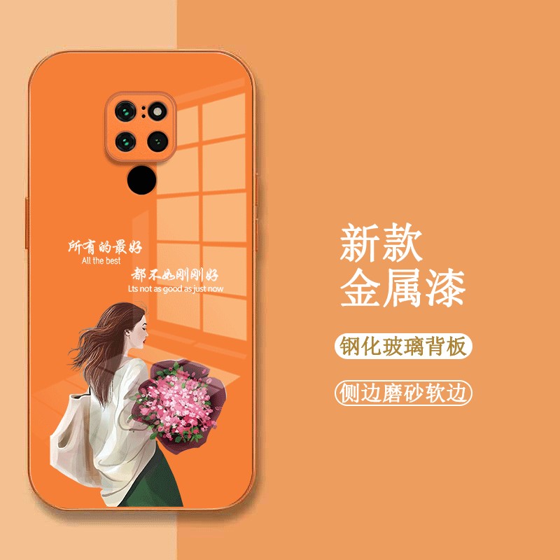 适用华为Mate20手机壳HMA-AL00玻璃壳Huawei新款化为mate2o保护套Mate20全包hmatl00女款met时尚Mat20奢华
