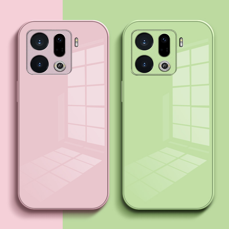 适用oppo Findx9pro手机壳 PLG110玻璃 PLG1l0保护套欧珀Findx9pro玻璃背板0pp0Find×9pro高级感钢化玻璃