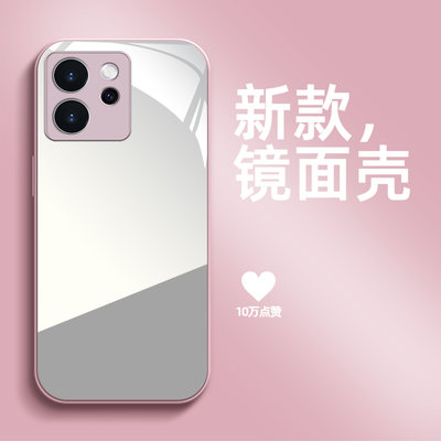 适用oppoReno15手机壳PLW110带镜子Ren015镜面PLW11o保护套roneL5简约reon15补妆镜Rneo15高颜值化妆镜女款