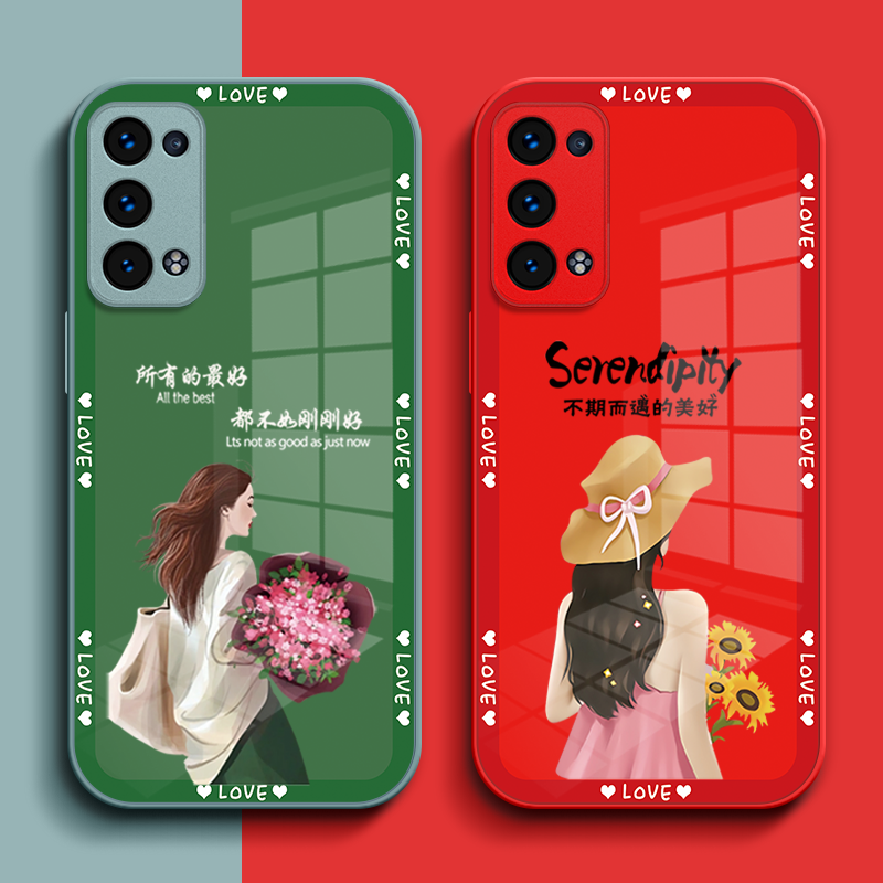 适用oppo Reno6pro+手机壳PENM00玻璃壳remo6pro+保护套6pro全包6pro+女款Ren06pr0加奢华rneo6pro+高级感