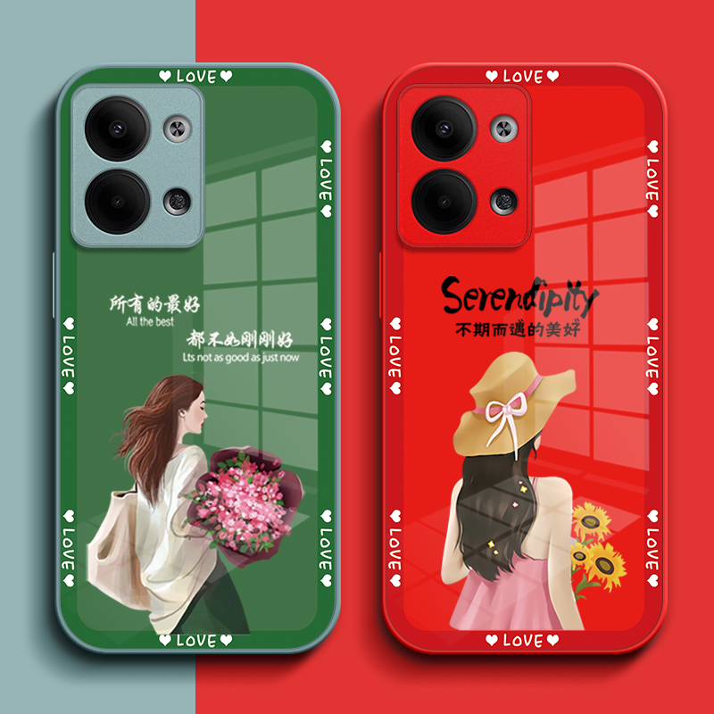 适用oppo Reno9pro+手机壳PGW110玻璃壳ren09pro+保护套rone9+全包Ren09+女款9+奢华reon9+高级感n9Pro+个性