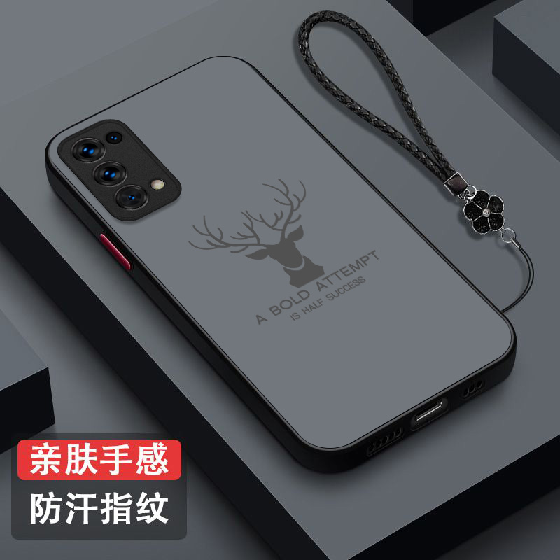 适用oppo Reno5k手机壳PEGM10男款Ren05k磨砂Reon5k半透明0pp0rneo5k保护套5k全包op5k防摔 5k高级感奢华