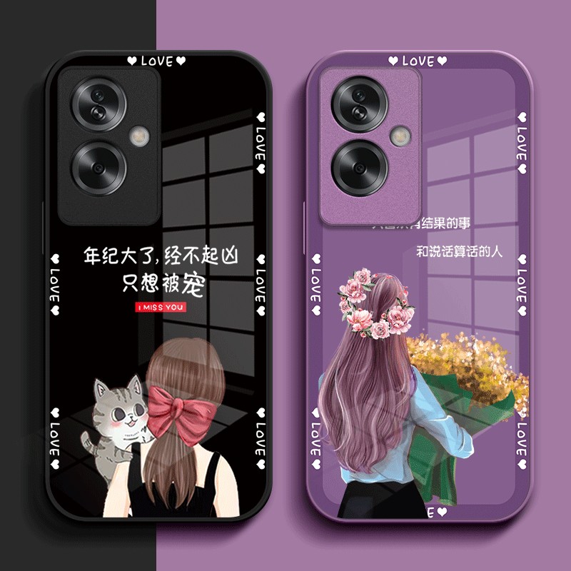 适用oppoA2m手机壳PJU110女款oopoα2m玻璃壳欧珀A2m高级0pp0A2m。奢华PJUl10保护套0ppoa2m全包个性网红