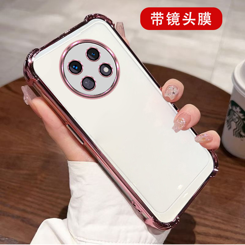 适用oppo A2pro手机壳PJG110自带镜头膜欧珀a2pro镜头保护套0pp0a2pr0镜头全包Oopoα2pro。气囊防摔PJG11o