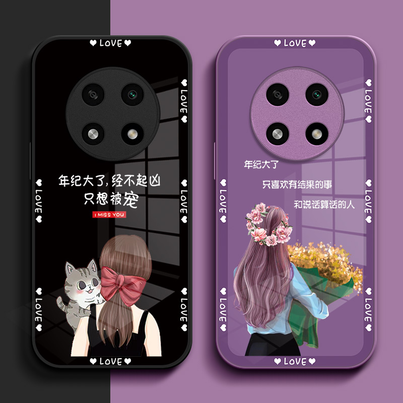 适用oppoA2pro手机壳PJG110玻璃壳欧珀A2pro硬壳PJG1l0保护套oopoΑ2pro全包0ppo A2pro奢华0pp0a2pr0时尚