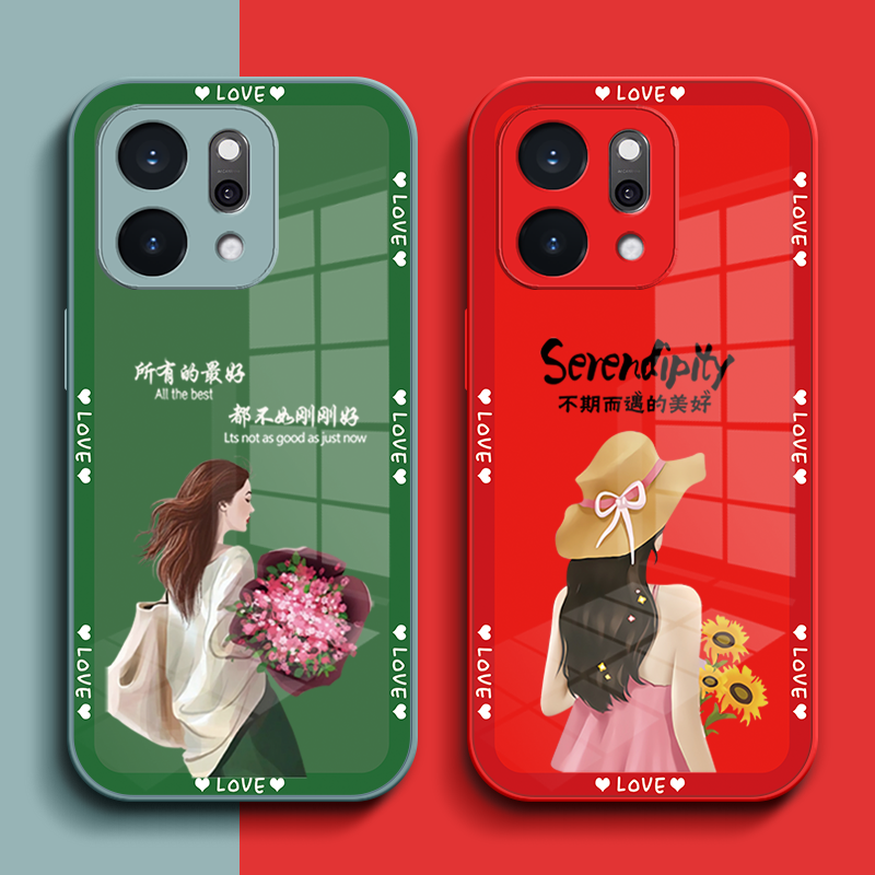 适用oppo Reno14pro手机壳PKZ110玻璃壳Ren014pro保护套Rneo14pr0全包ronel4pro女款reon14pro奢华高级感个性