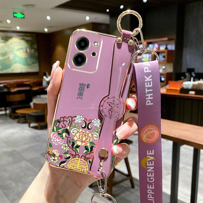 适用荣耀80se手机壳GIA-AN80可斜挎80se腕带huawei保护套80S1全包HONOR8ose防摔GIA-AN8o硅胶背带软壳