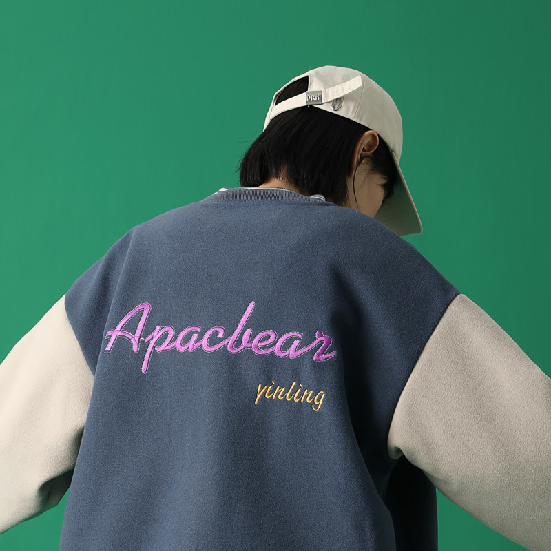 棒球服女春秋2025新款宽松百搭棉服短款飞行员夹克外套女3004,男装夹克,电商C208A