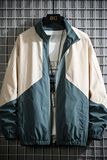 春秋季潮流男士夹克帅气宽松外套拼色立领上衣C203A-5070-P60控88，男装夹克，电商C208A