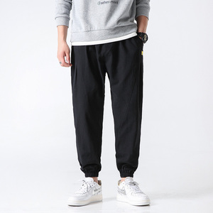 2025新款男士棉麻休闲九分裤风亚麻长裤子C203A-6616-P50控78图片