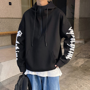 情侣卫衣男连帽潮ins潮牌港风宽松韩版潮流春秋外套2025新款3008图片