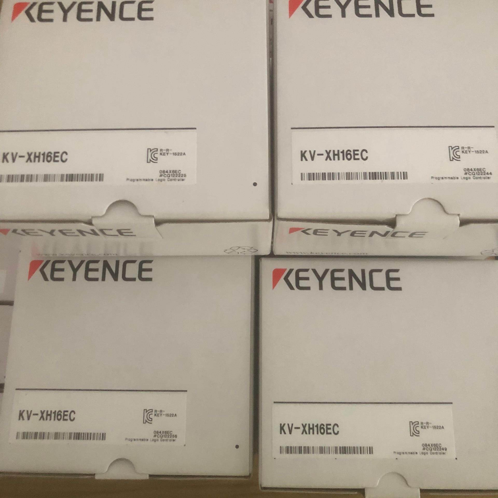 全新库存现货基恩士KV-XH16EC包装盒，里面有说书和气泡袋，议价