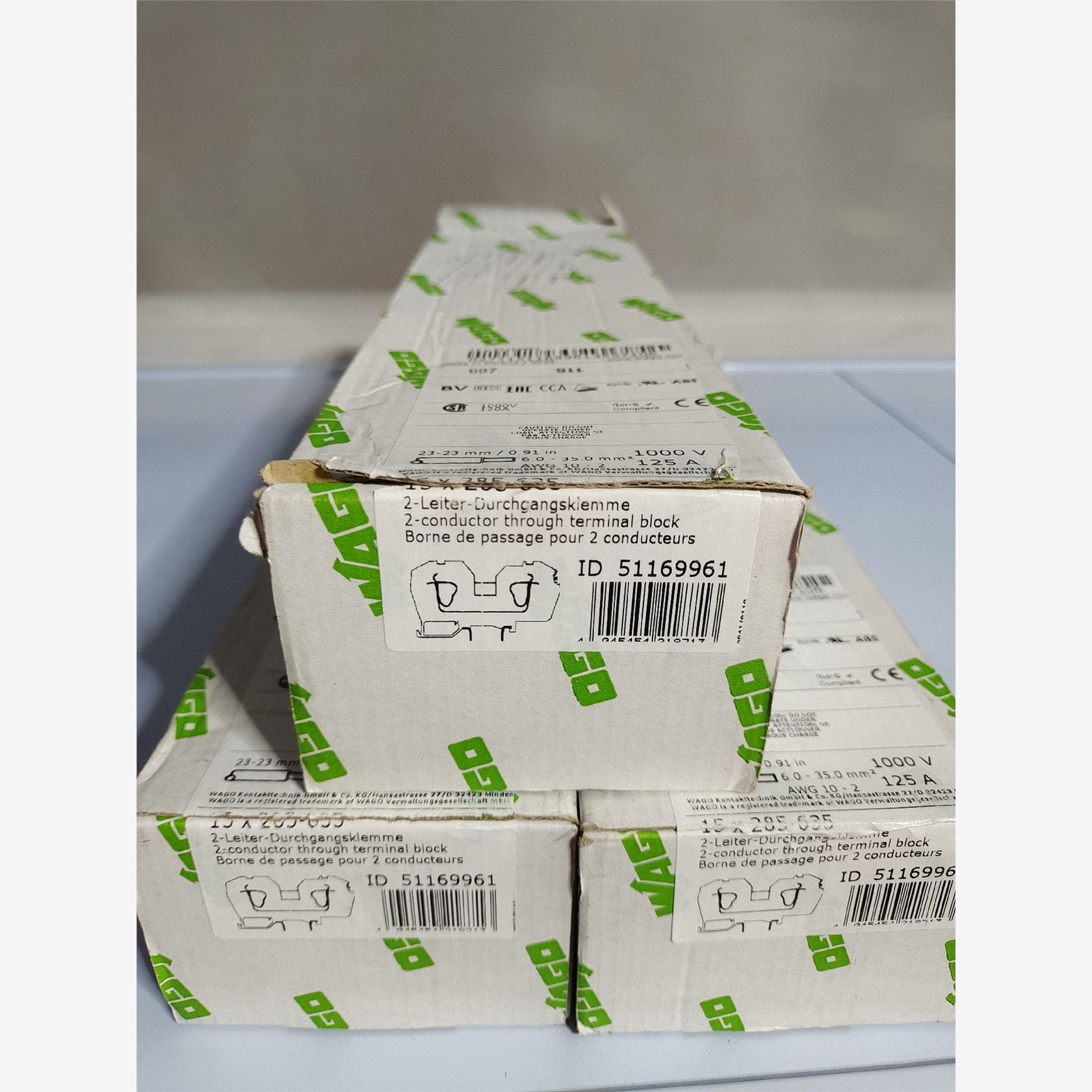 WAGO万可接线端子285-635,全新库存现货正品,整盒优惠价议价