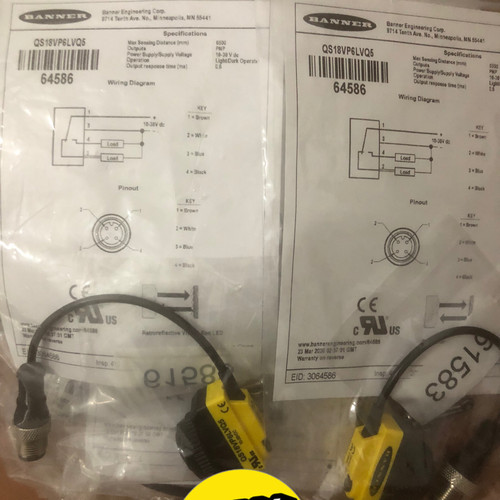 全新包装美国邦纳QS18VP6LVQ5货号64586工程剩余议价