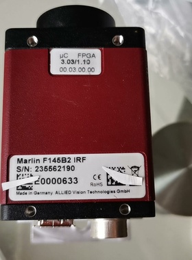 德国进口ALLIED F145B2 IRF黑白工业相机，功能