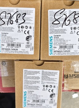 西门子接触器3RT5036-1AN20数量4个单价150，3