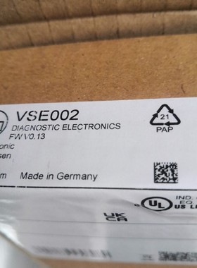 易福门VSE002，振动传感器模块，全新原包装正品，实图拍摄