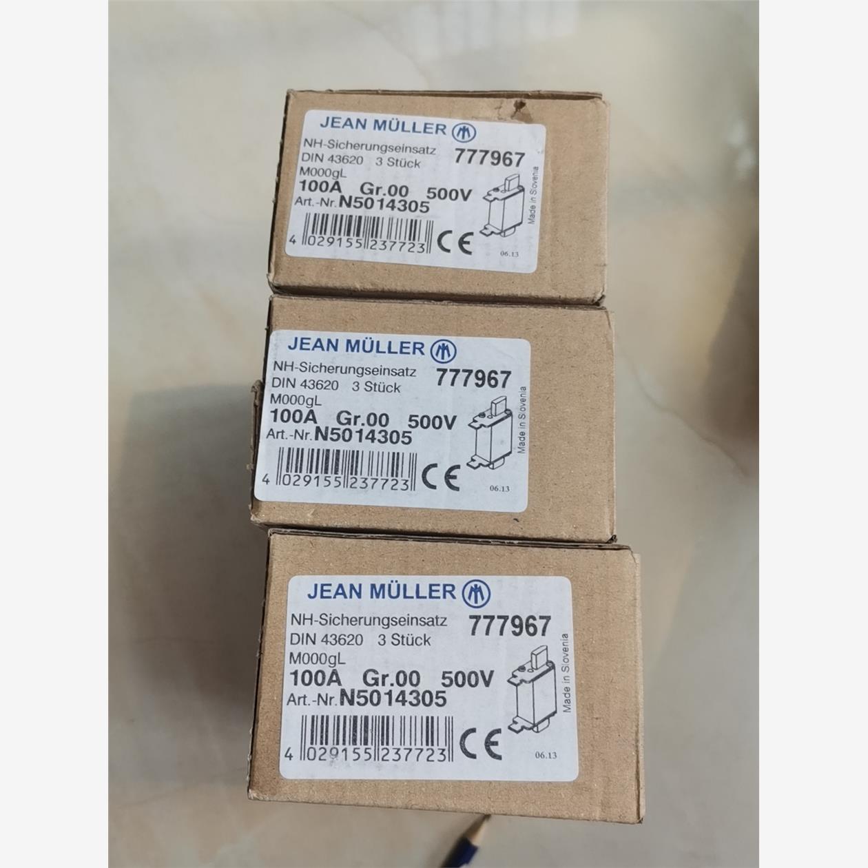 JEAN MULLER熔断器 NH000GL 100A-GL议价