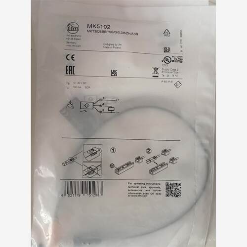 IFM易福门MK5102全新库存现货正品T型槽气缸磁性开关传感器议价