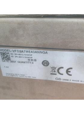 全新台达变频器VFD2A7ME43ANNGA